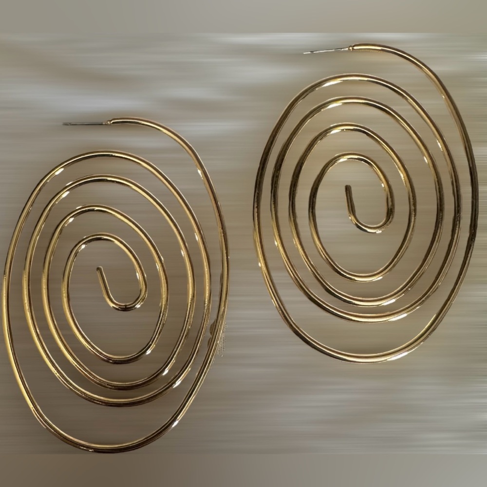 New with tags Zara Spirals Earrings